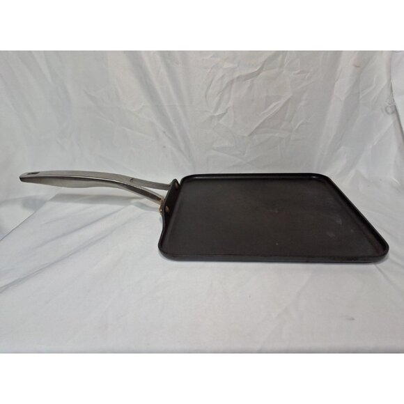 Calphalon Frying Pan Griddle Nonstick Skillet 1211 Square Grill 11”x 11” - Picture 1 of 6